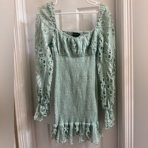 PrettyLittleThing Mint Green Dress